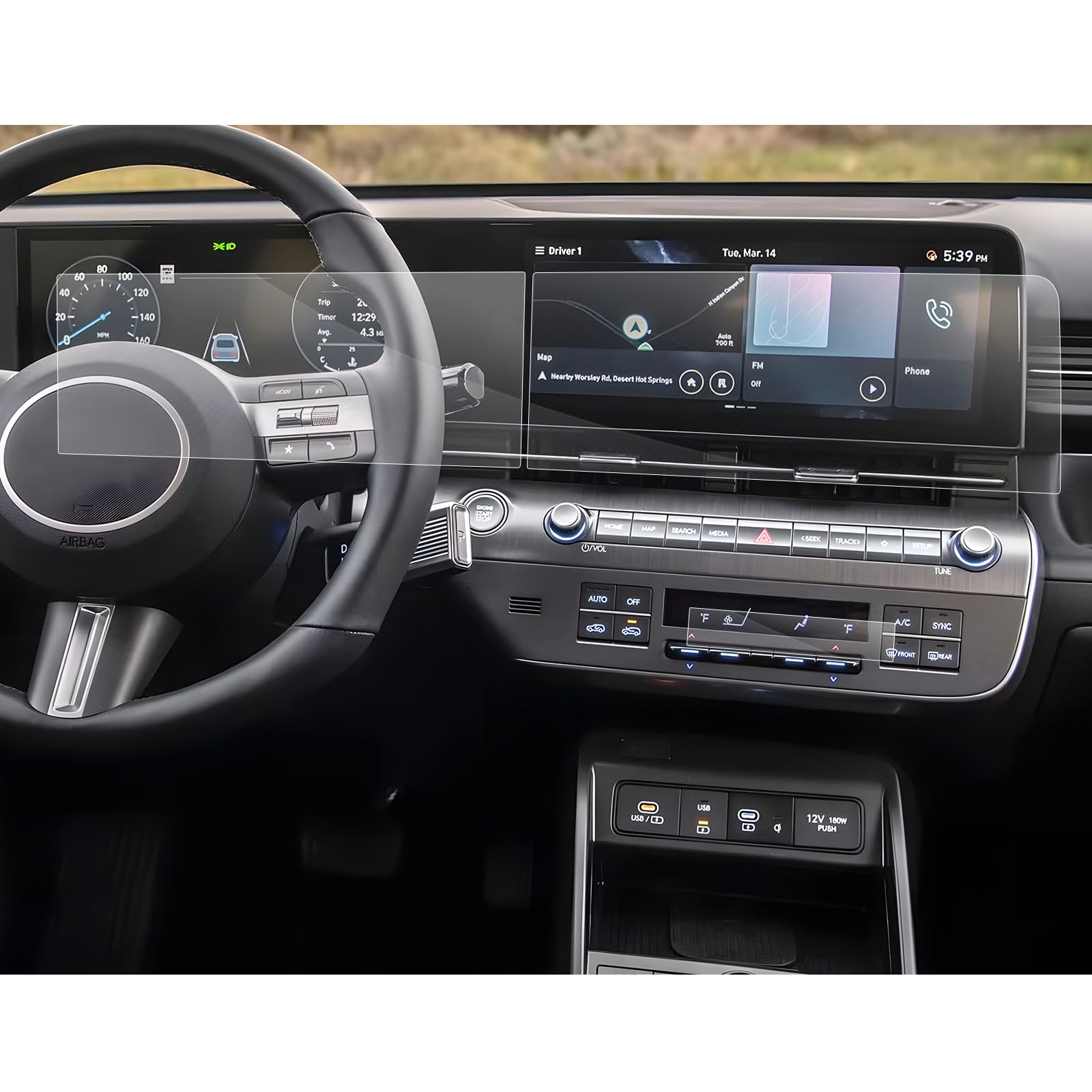 Amazon.com: SXCY 6PCS for 2024 2025 2026 Hyundai Kona Accessories